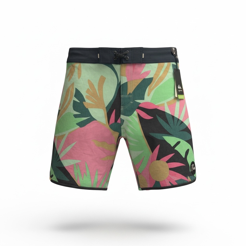 Quiksilver Highline Blue and Green Boardshorts